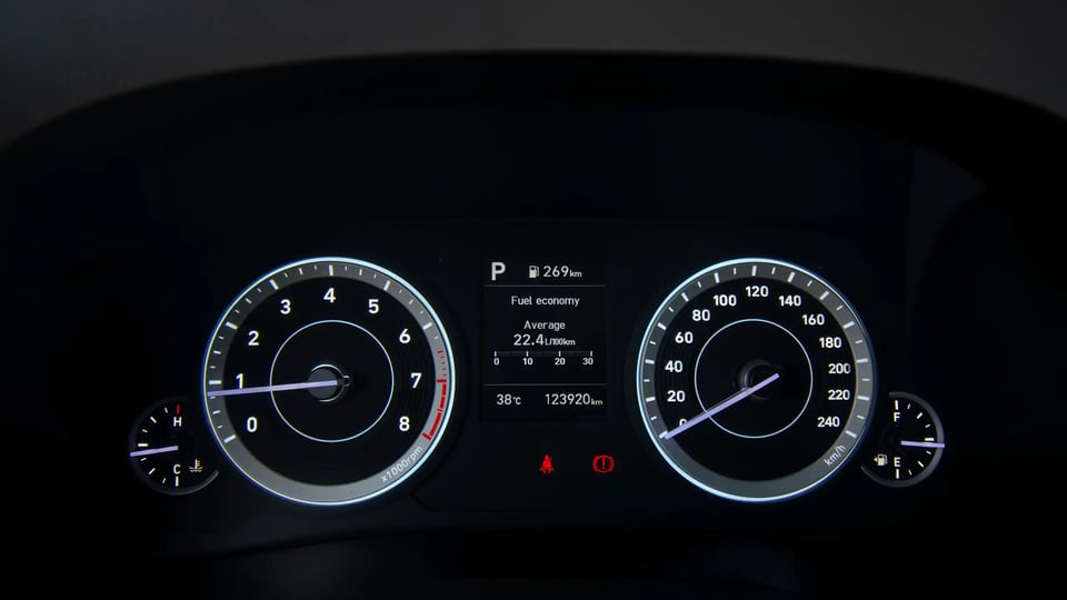 Used 2022 Hyundai Creta Smart in Blue – Odometer / Mileage Reading View for Sale at First Choice Cars Dubai Sharjah