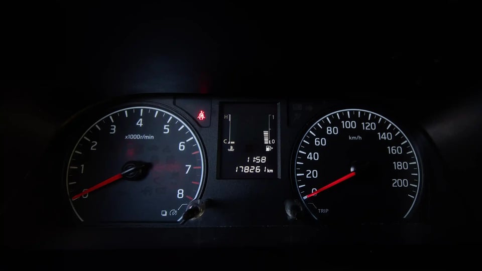 Used 2021 Nissan Urvan Standard Roof in White – Odometer / Mileage Reading View for Sale at First Choice Cars Dubai Sharjah