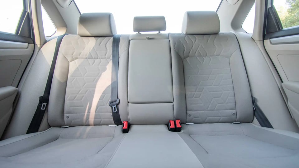 Used 2020 Volkswagen Passat Trendline in White – Rear Seat View for Sale at First Choice Cars Dubai Sharjah