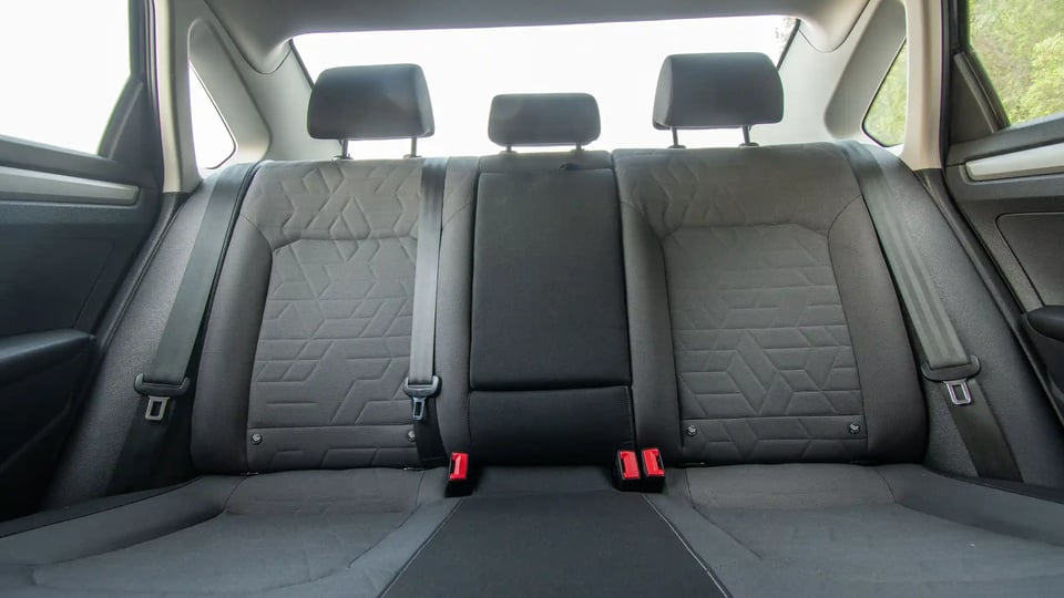 Used 2020 Volkswagen Passat Trendline in Black – Rear Seat View for Sale at First Choice Cars Dubai Sharjah