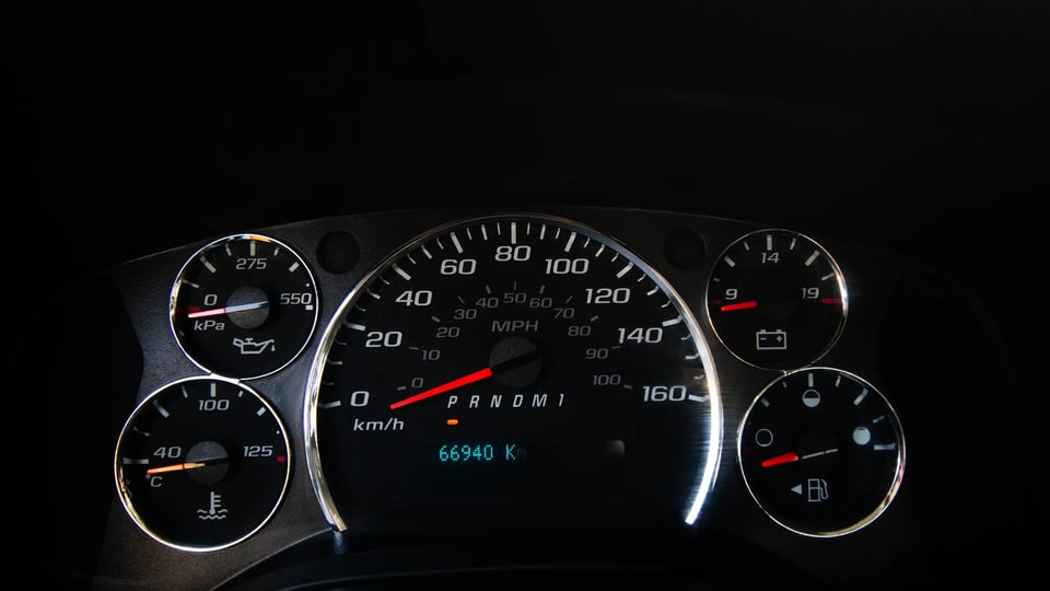 Used 2019 GMC Savana 3500 in White – Odometer / Mileage Reading View for Sale at First Choice Cars Dubai Sharjah