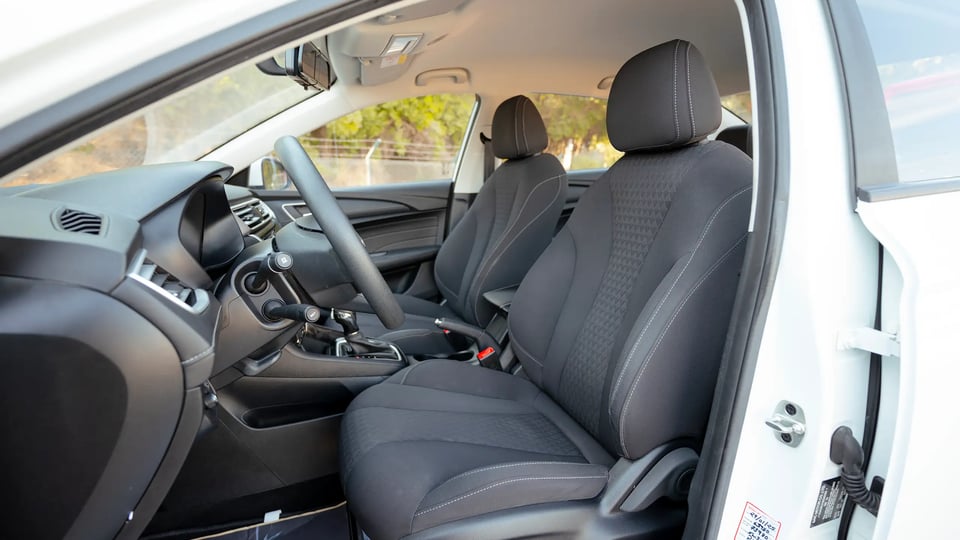 Used 2022 MG 5 Comfort White – Front Driver Side Cabin View at First Choice Cars Sharjah