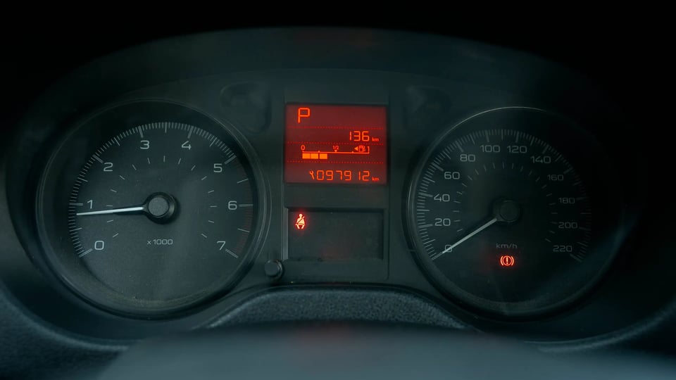 Used 2021 Peugeot 301 Allure in White – Odometer / Mileage Reading View for Sale at First Choice Cars Dubai Sharjah