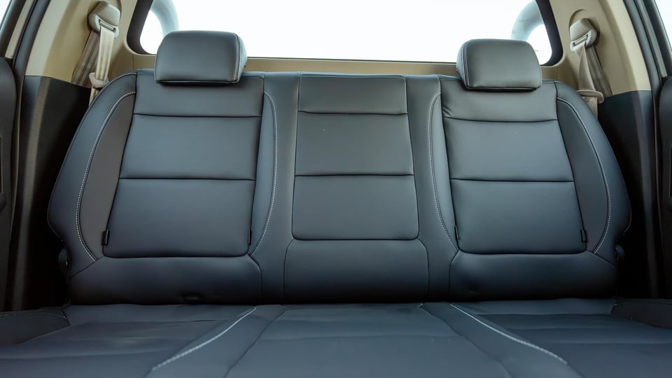 Used 2025 Dongfeng Rich 6 Double Cabin in White – Rear Seat View for Sale at First Choice Cars Dubai Sharjah