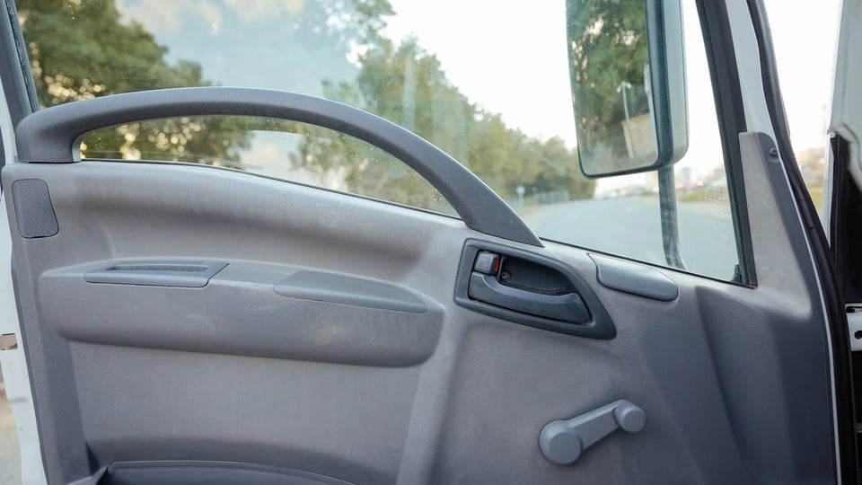 Used 2017 Isuzu NPR Recovery in White – Driver Door Panel Full View for Sale at First Choice Cars Dubai Sharjah