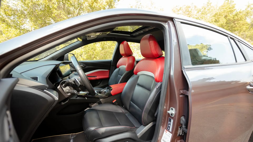 Used 2022 MG GT Luxury Grey – Front Driver Side Cabin View at First Choice Cars Sharjah