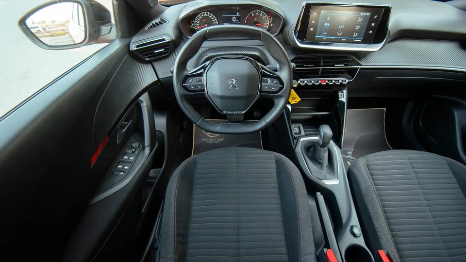 Used 2023 Peugeot 2008 Active in Orange – Steering Wheel & Instrument Cluster for Sale at First Choice Cars Dubai Sharjah
