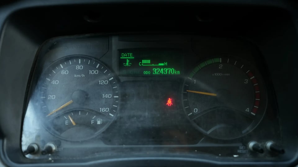 Used 2020 Mitsubishi Canter Chiller Box in White – Odometer / Mileage Reading View for Sale at First Choice Cars Dubai Sharjah