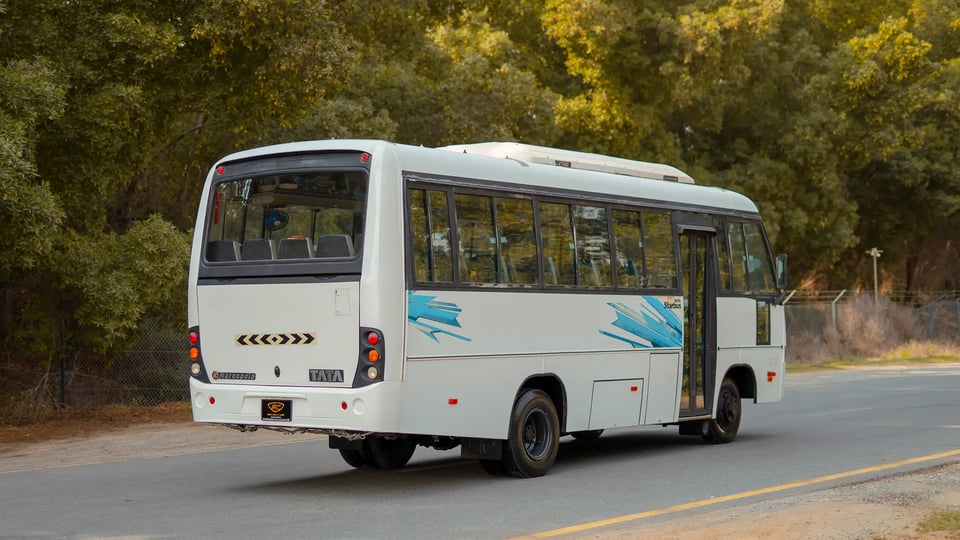 Used 2017 Tata LP 613 in White – Right Back Diagonal (45°) View for Sale at First Choice Cars Dubai Sharjah