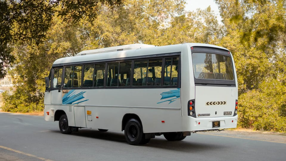 Used 2017 Tata LP 613 in White – Left Back Diagonal (45°) View for Sale at First Choice Cars Dubai Sharjah