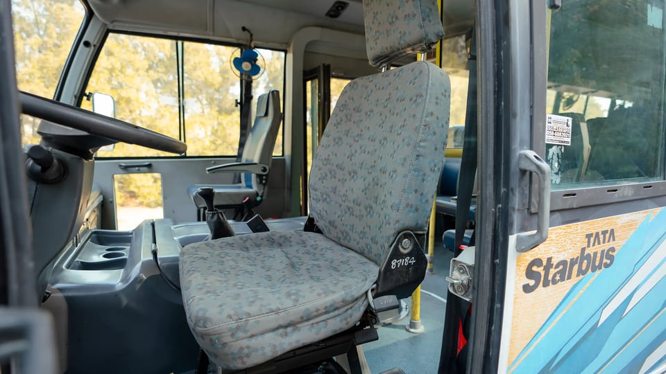 Used 2017 Tata LP 613 in White – Front Driver Side Cabin View for Sale at First Choice Cars Dubai Sharjah