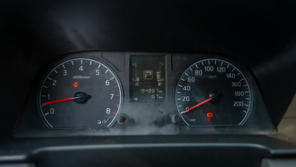 Used 2020 Nissan Urvan Standard Roof in White – Odometer / Mileage Reading View for Sale at First Choice Cars Dubai Sharjah