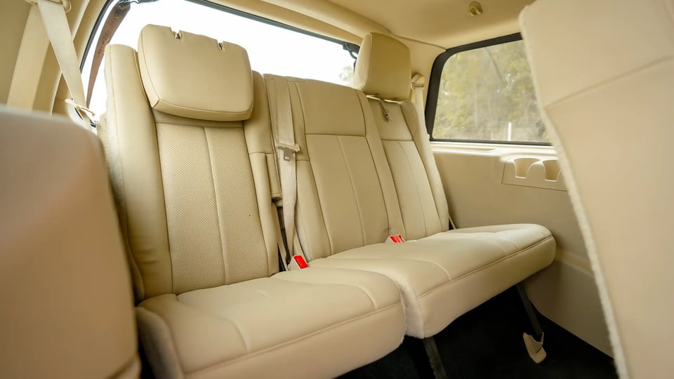 Used 2017 Ford Expedition XLT in White – Third Row Left Seat View for Sale at First Choice Cars Dubai Sharjah