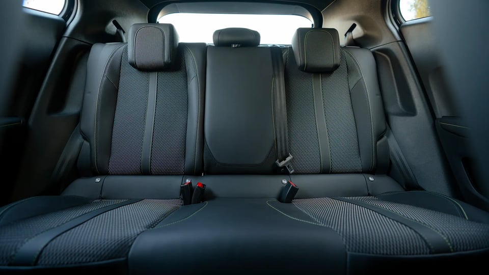 Used 2024 Peugeot 2008 GT in Black – Rear Seat View for Sale at First Choice Cars Dubai Sharjah