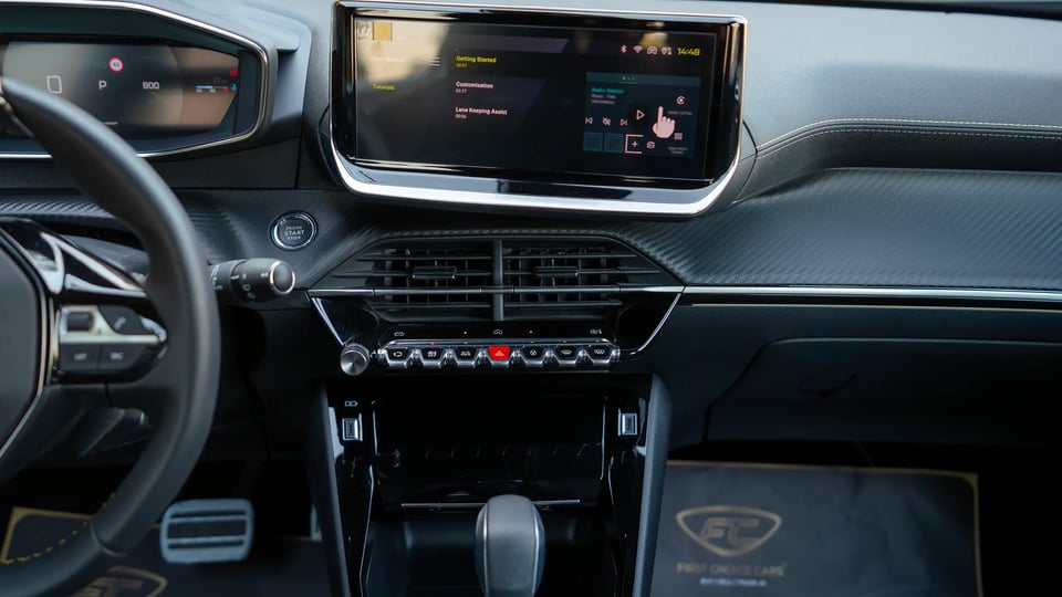 Used 2024 Peugeot 2008 GT in Black – Infotainment / Touchscreen System for Sale at First Choice Cars Dubai Sharjah