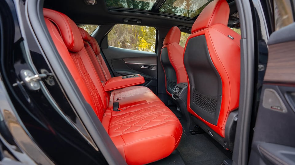 Used 2024 Peugeot 3008 GT in Black – Rear Passenger Side Cabin View for Sale at First Choice Cars Dubai Sharjah