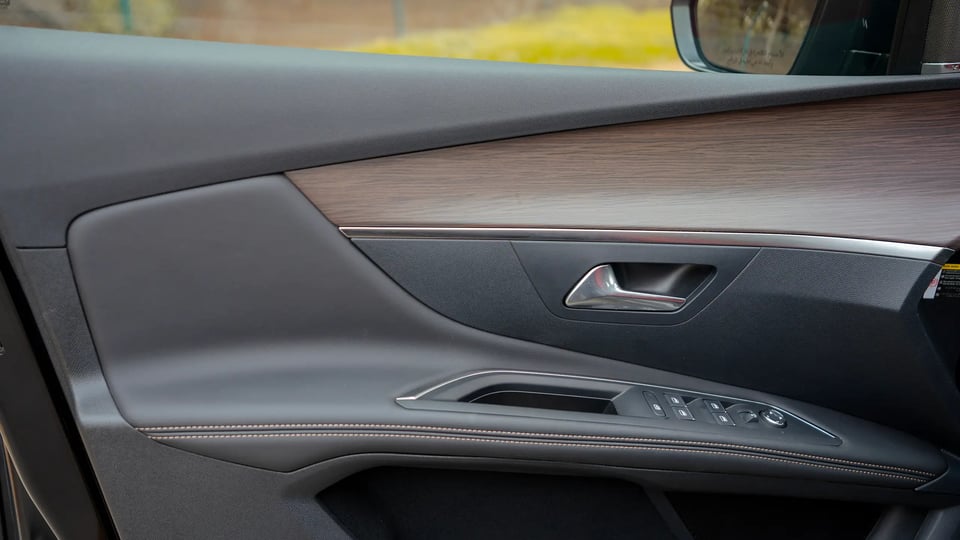 Used 2024 Peugeot 3008 GT in Black – Driver Door Panel Full View for Sale at First Choice Cars Dubai Sharjah