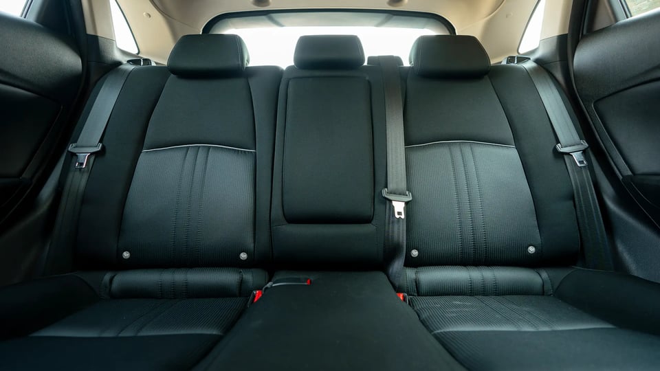 Used 2023 Mazda CX-3 GS in Blue – Rear Seat View for Sale at First Choice Cars Dubai Sharjah