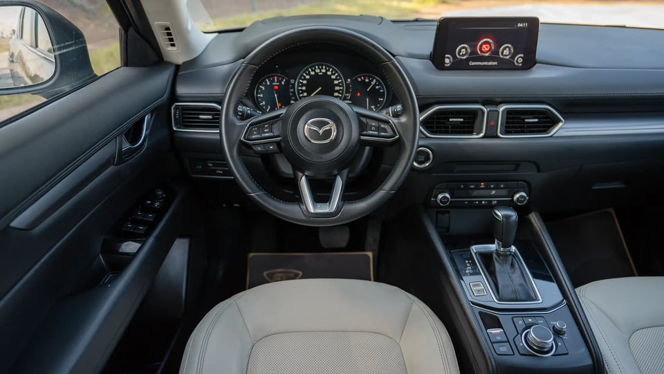 Used 2023 Mazda CX-5 GT in Gold – Steering Wheel & Instrument Cluster for Sale at First Choice Cars Dubai Sharjah