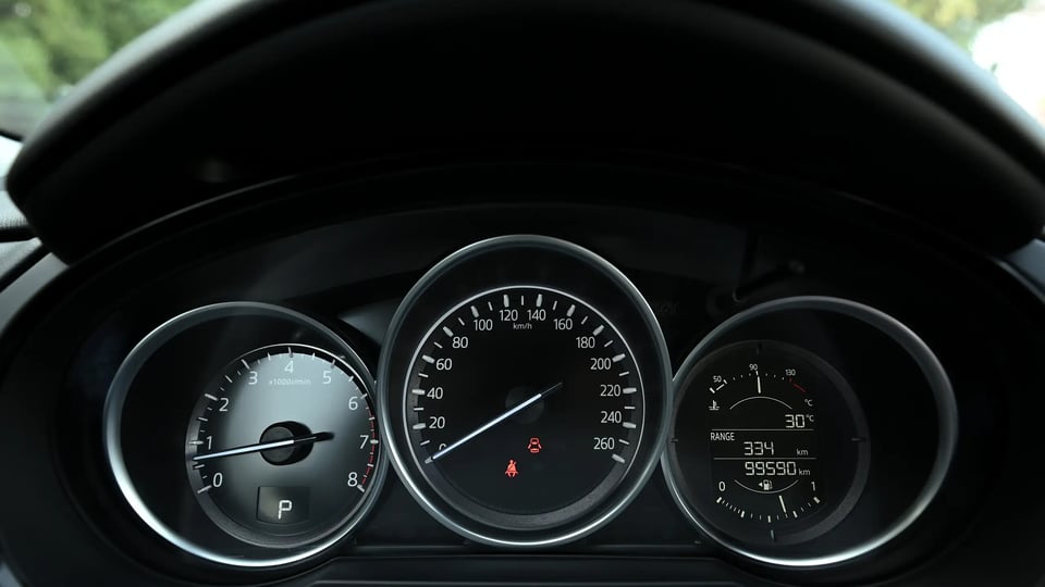 Used 2020 Mazda CX-9 GT in Grey – Odometer / Mileage Reading View for Sale at First Choice Cars Dubai Sharjah