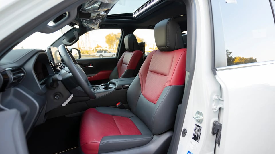 Used 2025 Toyota Land Cruiser VXR in White – Front Driver Side Cabin View for Sale at First Choice Cars Dubai Sharjah