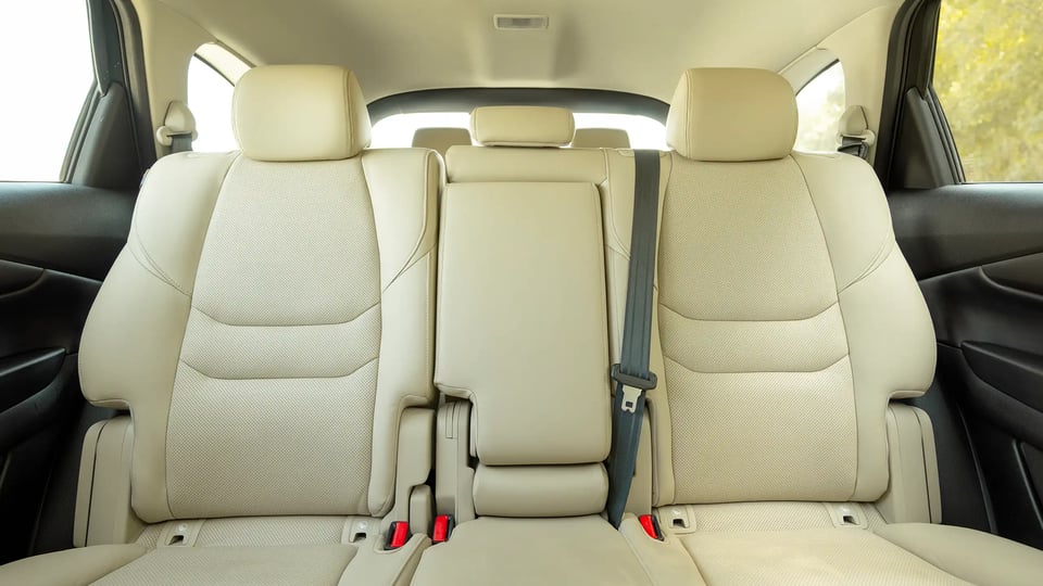 Used 2023 Mazda CX-9 GT in Blue – Rear Seat View for Sale at First Choice Cars Dubai Sharjah