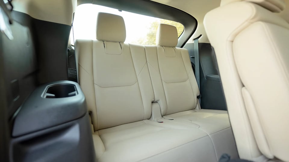 Used 2023 Mazda CX-9 GT in Blue – Third Row Right Seat View for Sale at First Choice Cars Dubai Sharjah