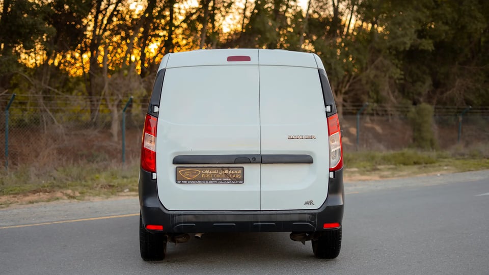 Used 2022 Renault Dokker Van in White – Back/Rear View for Sale at First Choice Cars Dubai Sharjah