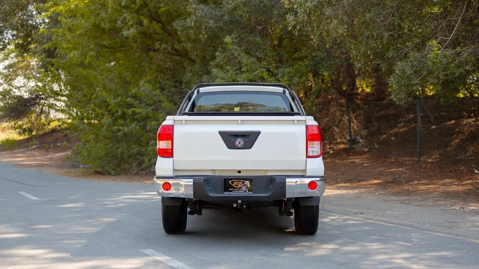 Used 2024 Dongfeng Rich 6 Double Cabin in White – Back/Rear View for Sale at First Choice Cars Dubai Sharjah