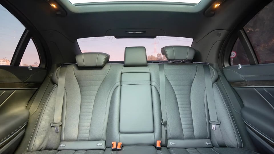 Used 2017 Mercedes-Benz S-Class S 400 in Black – Rear Seat View for Sale at First Choice Cars Dubai Sharjah