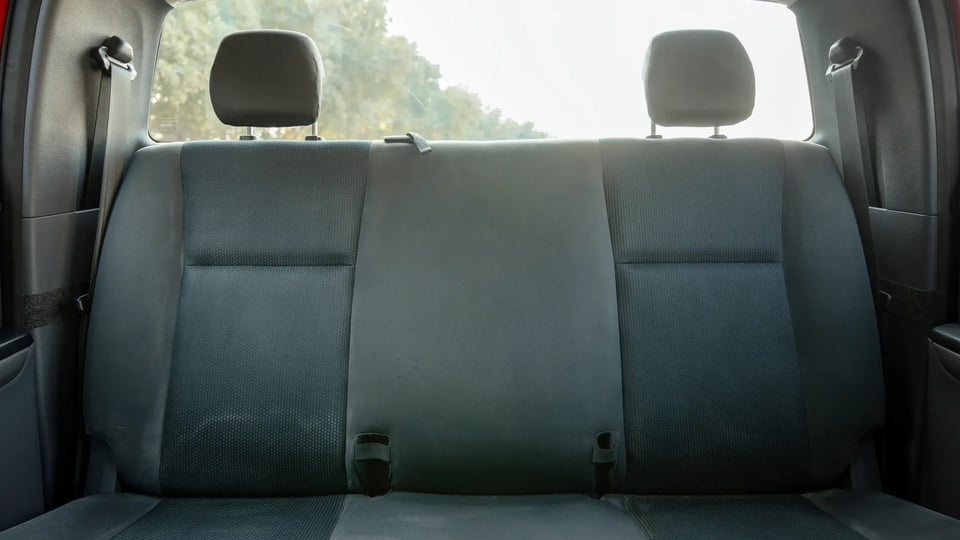 Used 2019 Mazda BT-50 XS in Red – Rear Seat View for Sale at First Choice Cars Dubai Sharjah