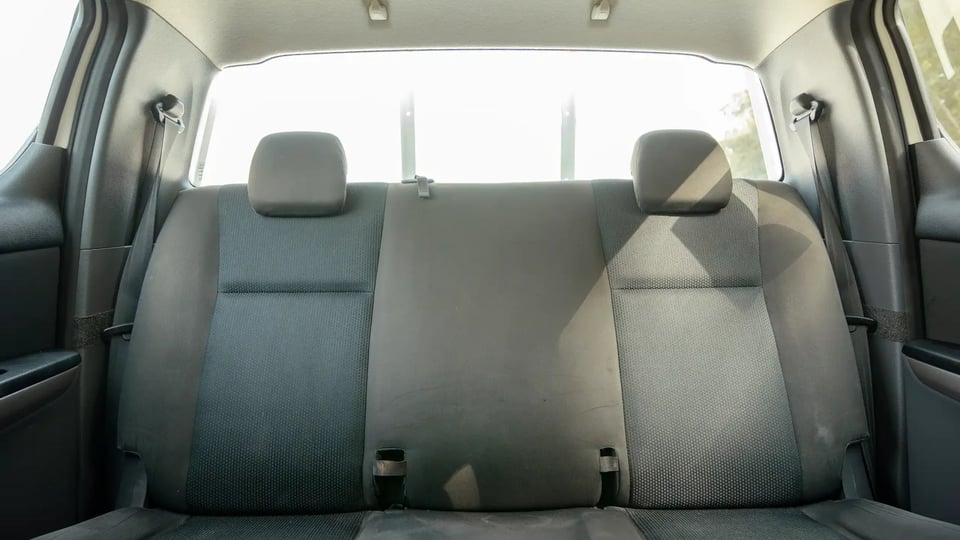 Used 2020 Mazda BT-50 XS in White – Rear Seat View for Sale at First Choice Cars Dubai Sharjah