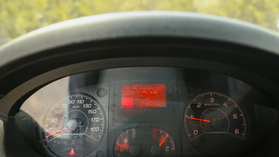 Used 2023 Peugeot Boxer L2h2 in White – Odometer / Mileage Reading View for Sale at First Choice Cars Dubai Sharjah