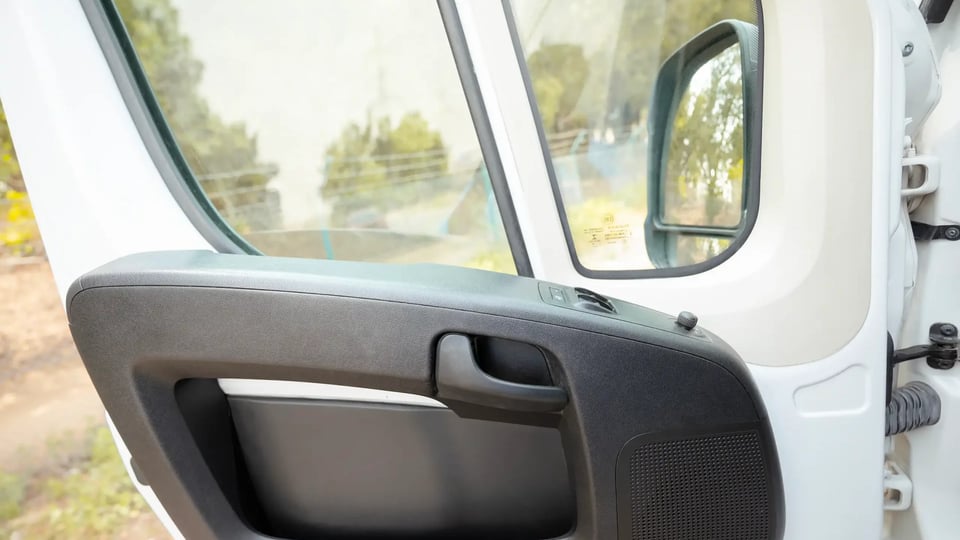 Used 2023 Peugeot Boxer L2h2 in White – Driver Door Panel Full View for Sale at First Choice Cars Dubai Sharjah