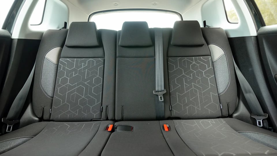 Used 2020 Peugeot 2008 Active in Black – Rear Seat View for Sale at First Choice Cars Dubai Sharjah