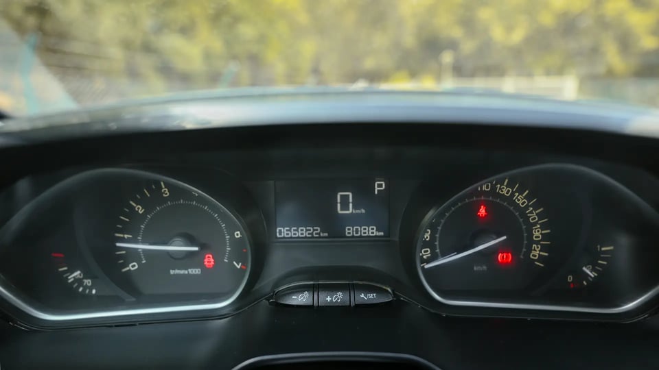 Used 2020 Peugeot 2008 Active in Black – Odometer / Mileage Reading View for Sale at First Choice Cars Dubai Sharjah