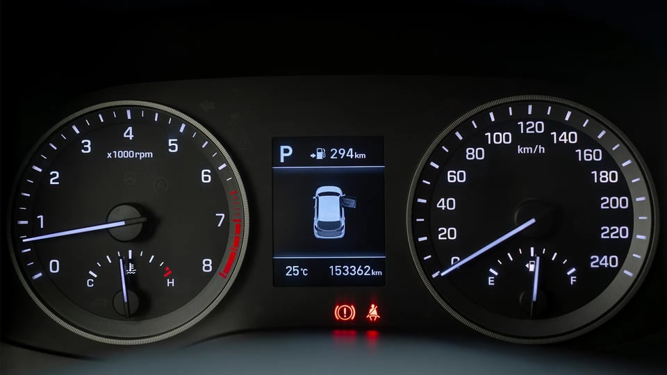 Used 2020 Hyundai Tucson GDI in White – Odometer / Mileage Reading View for Sale at First Choice Cars Dubai Sharjah