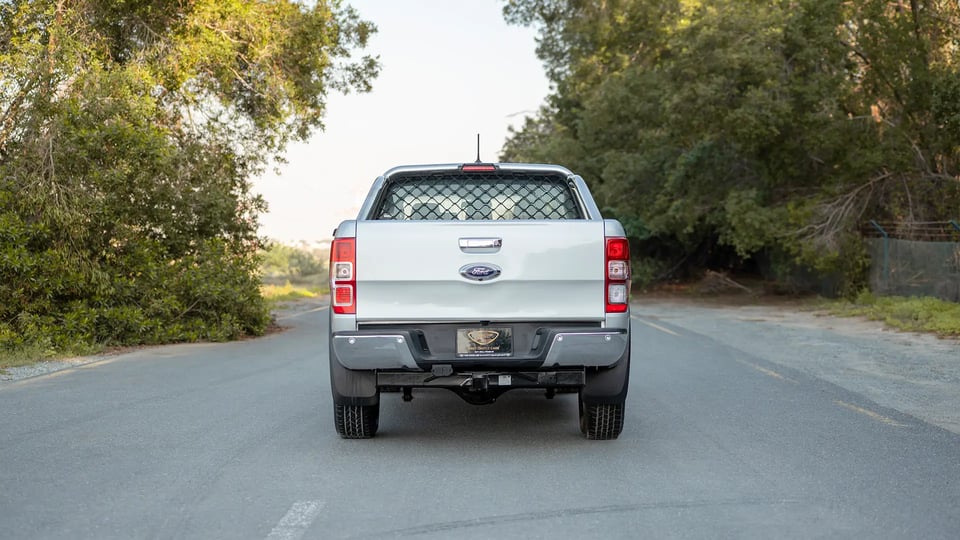 Used 2021 Ford Ranger XL in Silver – Back/Rear View for Sale at First Choice Cars Dubai Sharjah