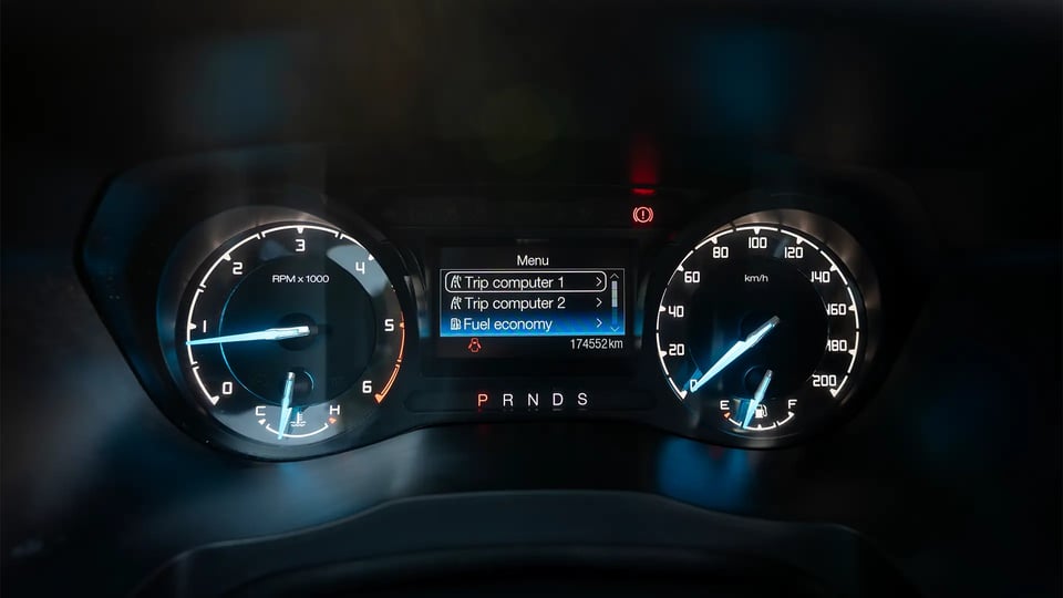 Used 2021 Ford Ranger XL in Silver – Odometer / Mileage Reading View for Sale at First Choice Cars Dubai Sharjah