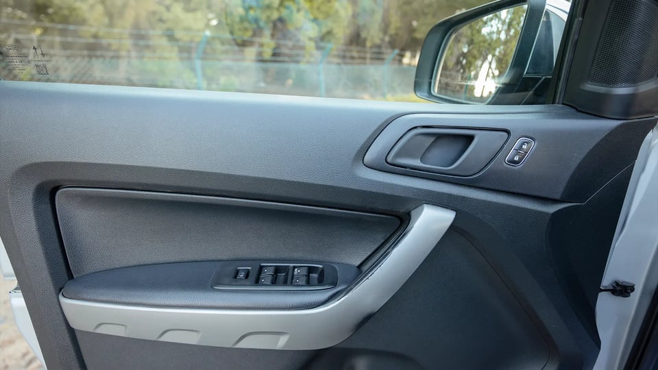 Used 2021 Ford Ranger XL in Silver – Driver Door Panel Full View for Sale at First Choice Cars Dubai Sharjah