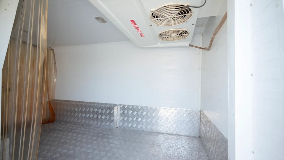 Used 2022 Peugeot Expert L3 in White – Chiller Box Right Side Interior View for Sale at First Choice Cars Dubai Sharjah