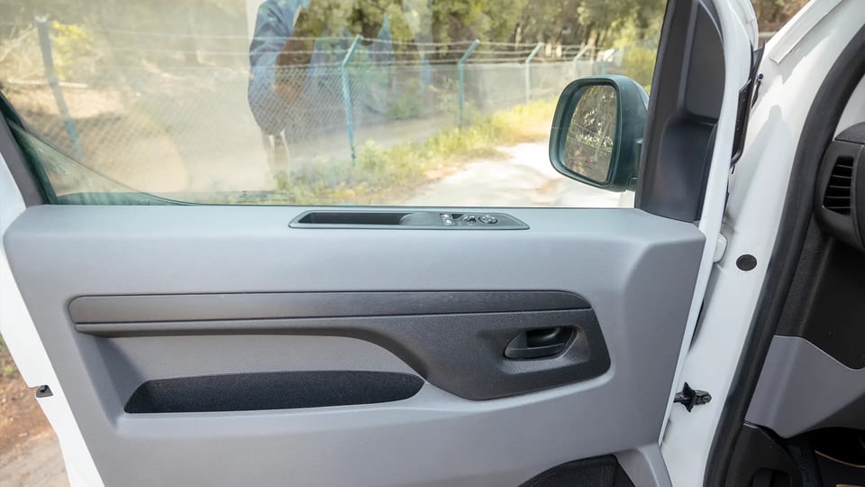 Used 2022 Peugeot Expert L3 in White – Driver Door Panel Full View for Sale at First Choice Cars Dubai Sharjah