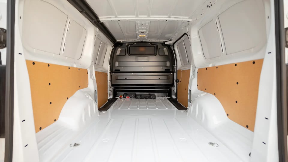 Used 2025 Fiat Scudo Delivery Van in White – Delivery Box Rear Opening View for Sale at First Choice Cars Dubai Sharjah