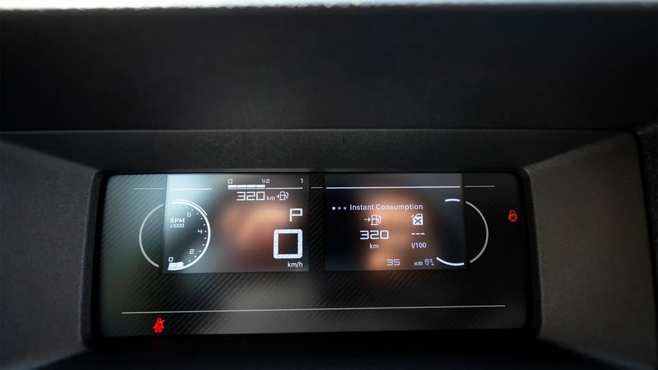 Used 2025 Fiat Scudo Delivery Van in White – Odometer / Mileage Reading View for Sale at First Choice Cars Dubai Sharjah