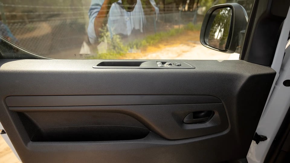 Used 2025 Fiat Scudo Delivery Van in White – Driver Door Panel Full View for Sale at First Choice Cars Dubai Sharjah