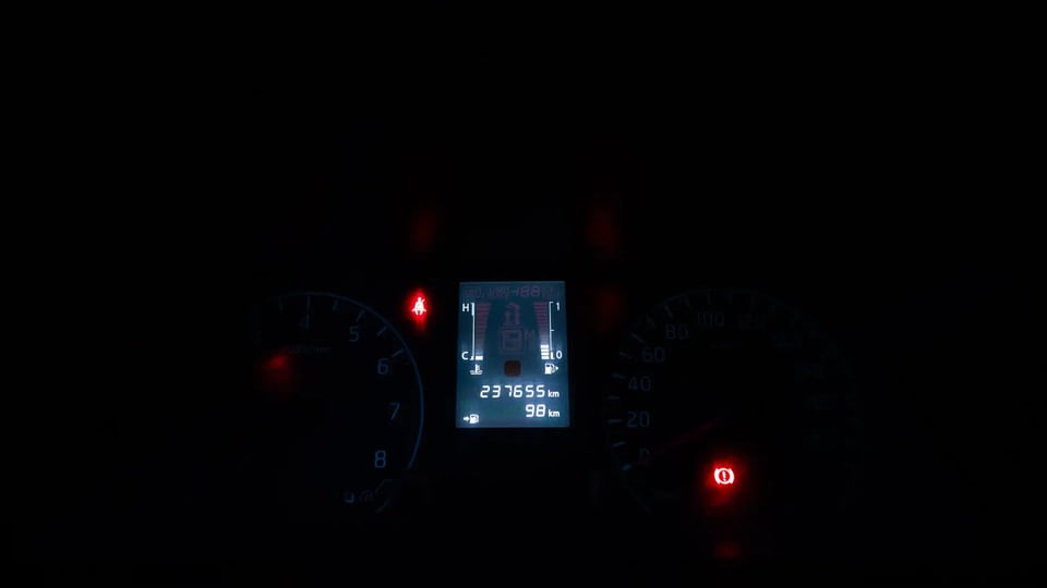 Used 2019 Nissan Urvan High Roof in White – Odometer / Mileage Reading View for Sale at First Choice Cars Dubai Sharjah