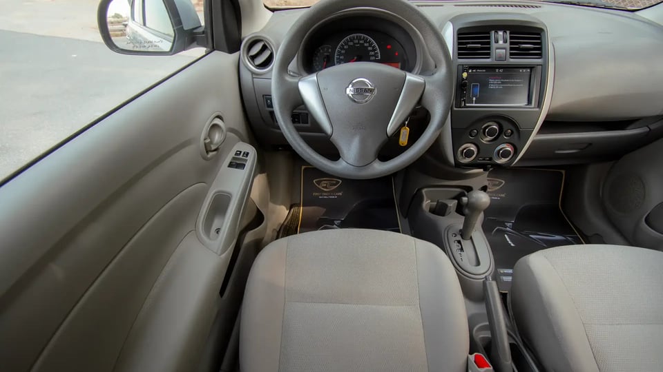 Used 2022 Nissan Sunny SV in Silver – Steering Wheel & Instrument Cluster for Sale at First Choice Cars Dubai Sharjah