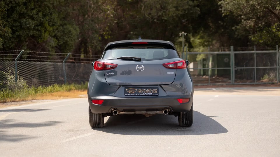 Used 2023 Mazda CX-3 GS in Grey – Back/Rear View for Sale at First Choice Cars Dubai Sharjah