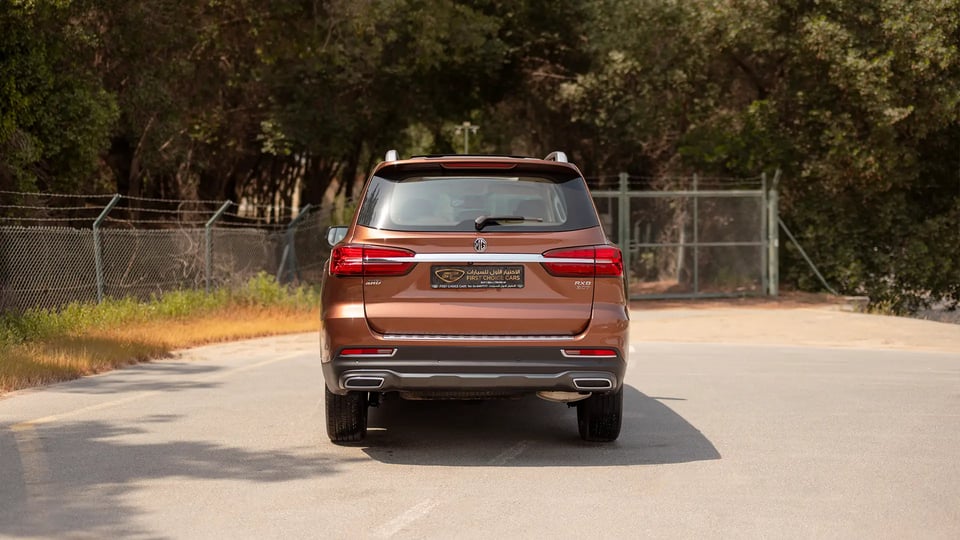 Used 2021 MG RX8 Luxury in Brown – Back/Rear View for Sale at First Choice Cars Dubai Sharjah