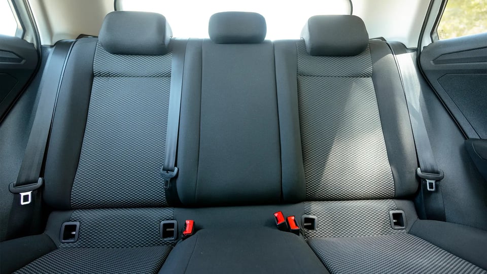 Used 2021 Volkswagen T-Roc Trend in White – Rear Seat View for Sale at First Choice Cars Dubai Sharjah